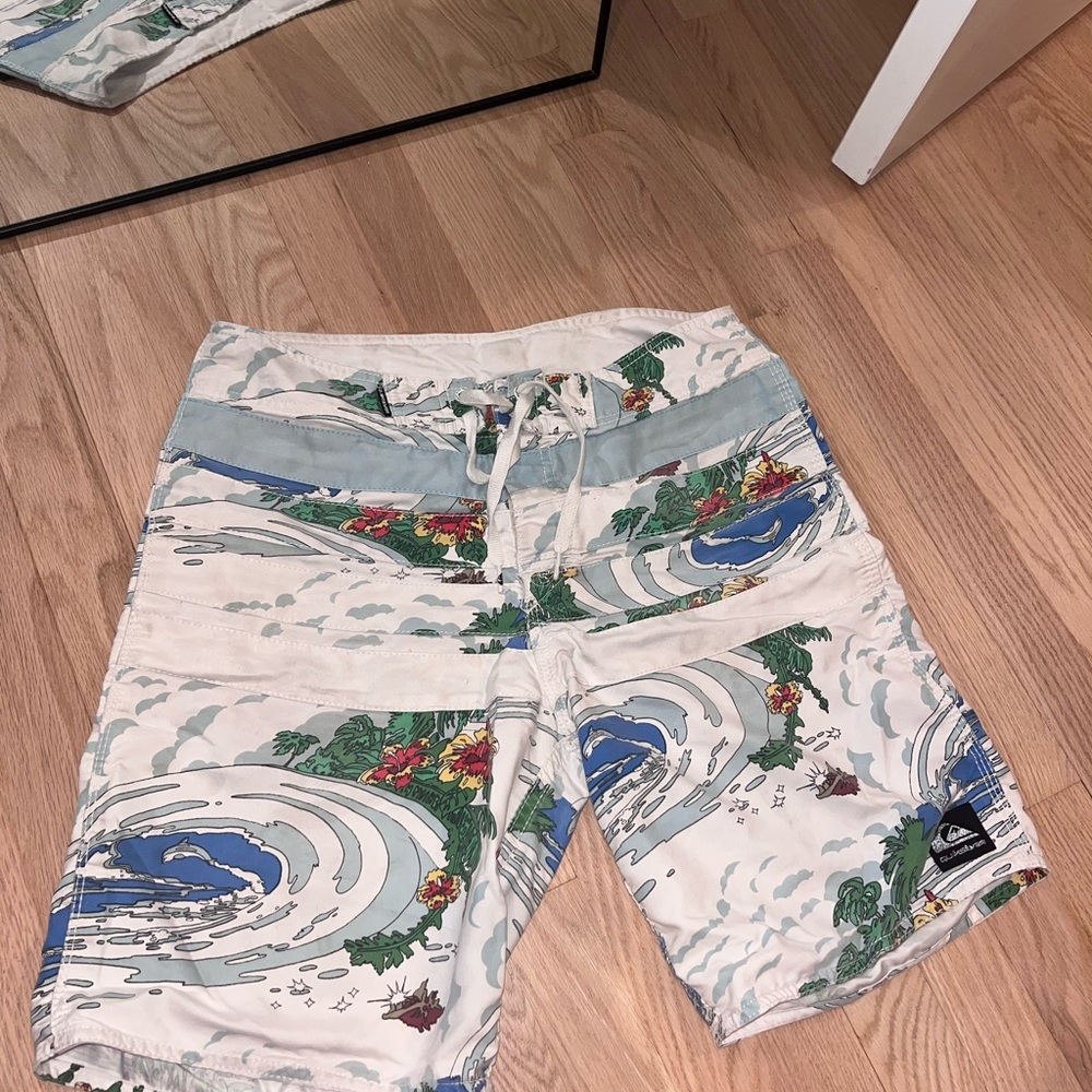Quiksilver Tropical Print Swim Trunks